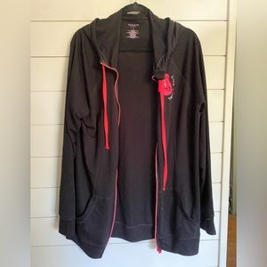 Torrid size 3 "fight like a girl" active zip hoodie